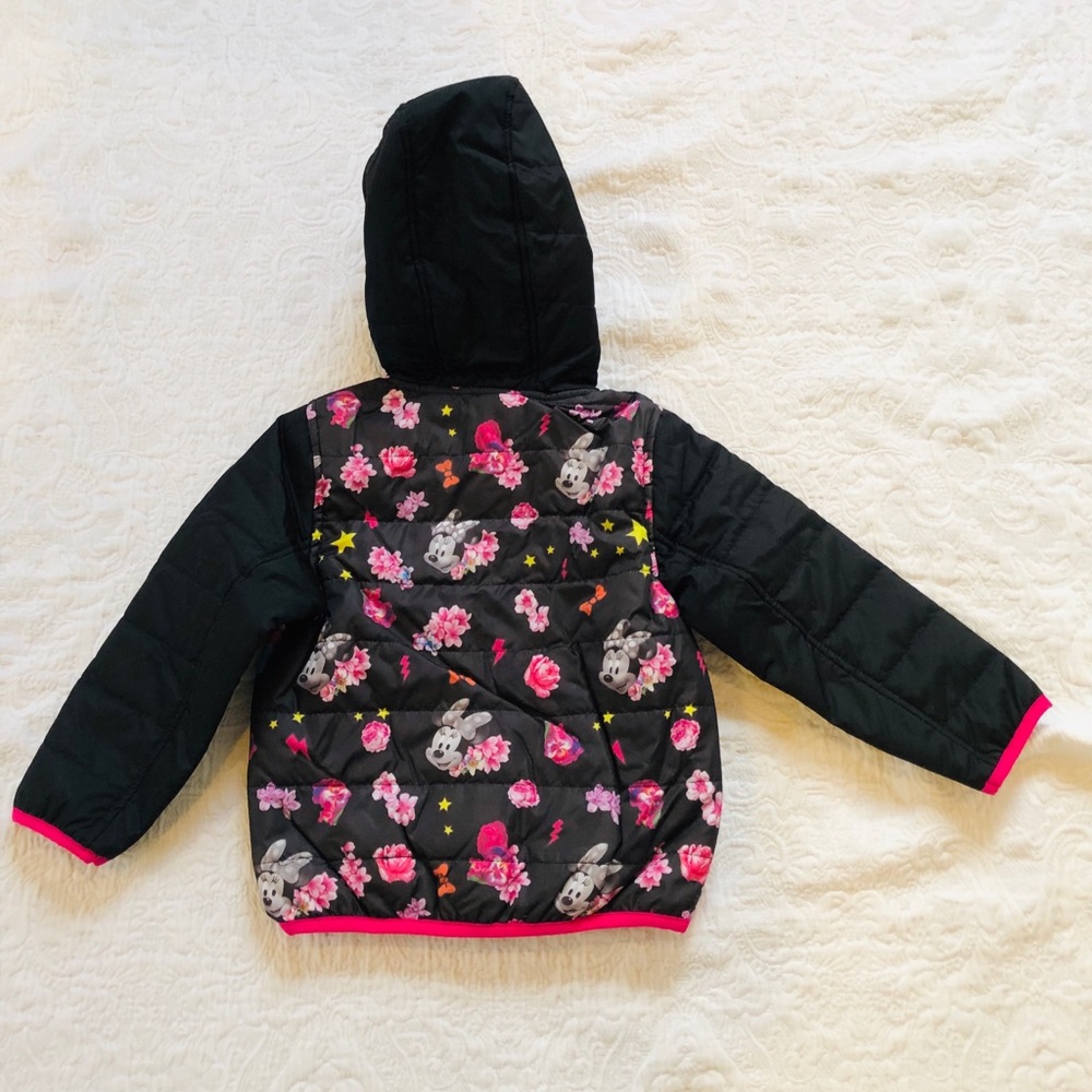 DISNEY Minnie Mouse**Hooded Jacket/ Coat 2T - Picture 3 of 5